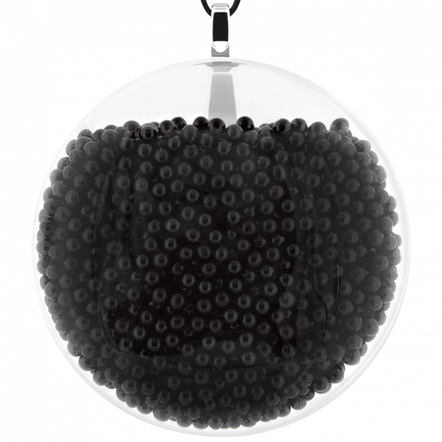 Pendentif en verre soufflé - Galet Giga Billes
