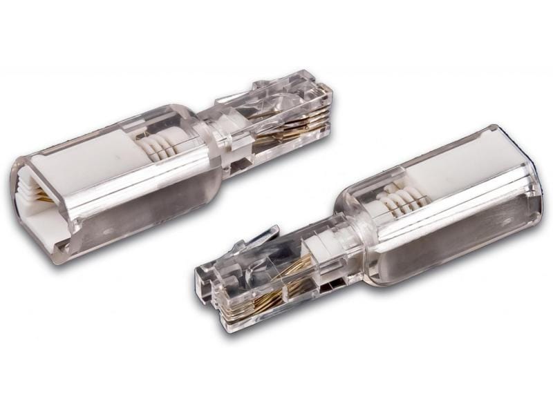 Wirewin Telefonadapter RJ-10, Kabelentwirrer für Telefonhöh Telefon – Kabelentwirrer