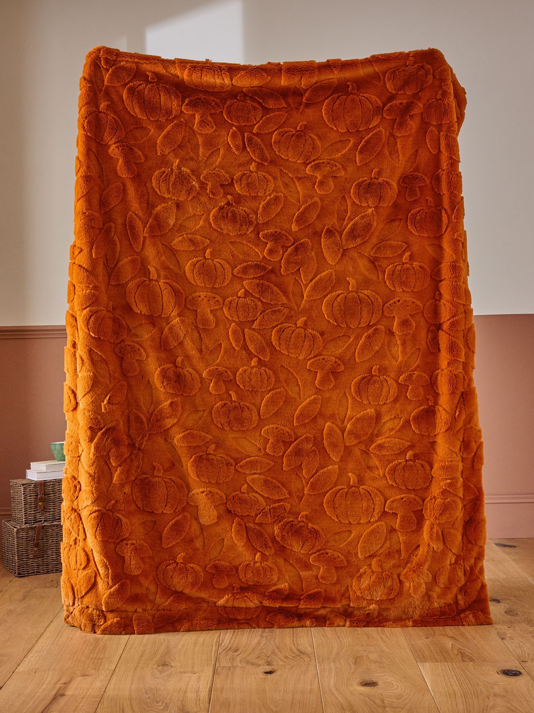 Gesneden pompoen bedloper