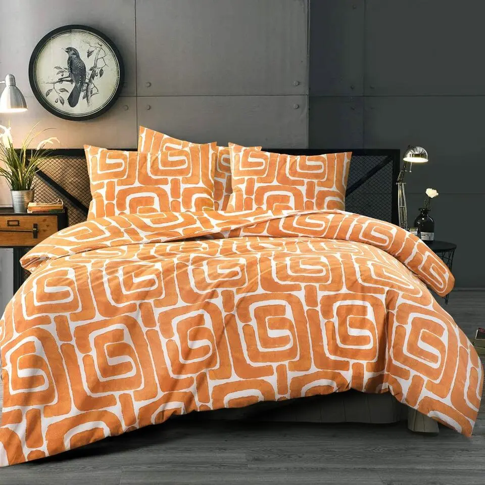 Day Dream Sem Dekbedovertrek - Eenpersoons - 140x200/220 cm - Oranje