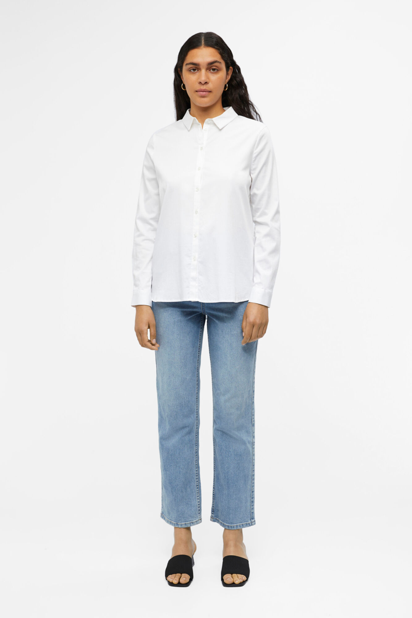 Camisa popelín - Blanco