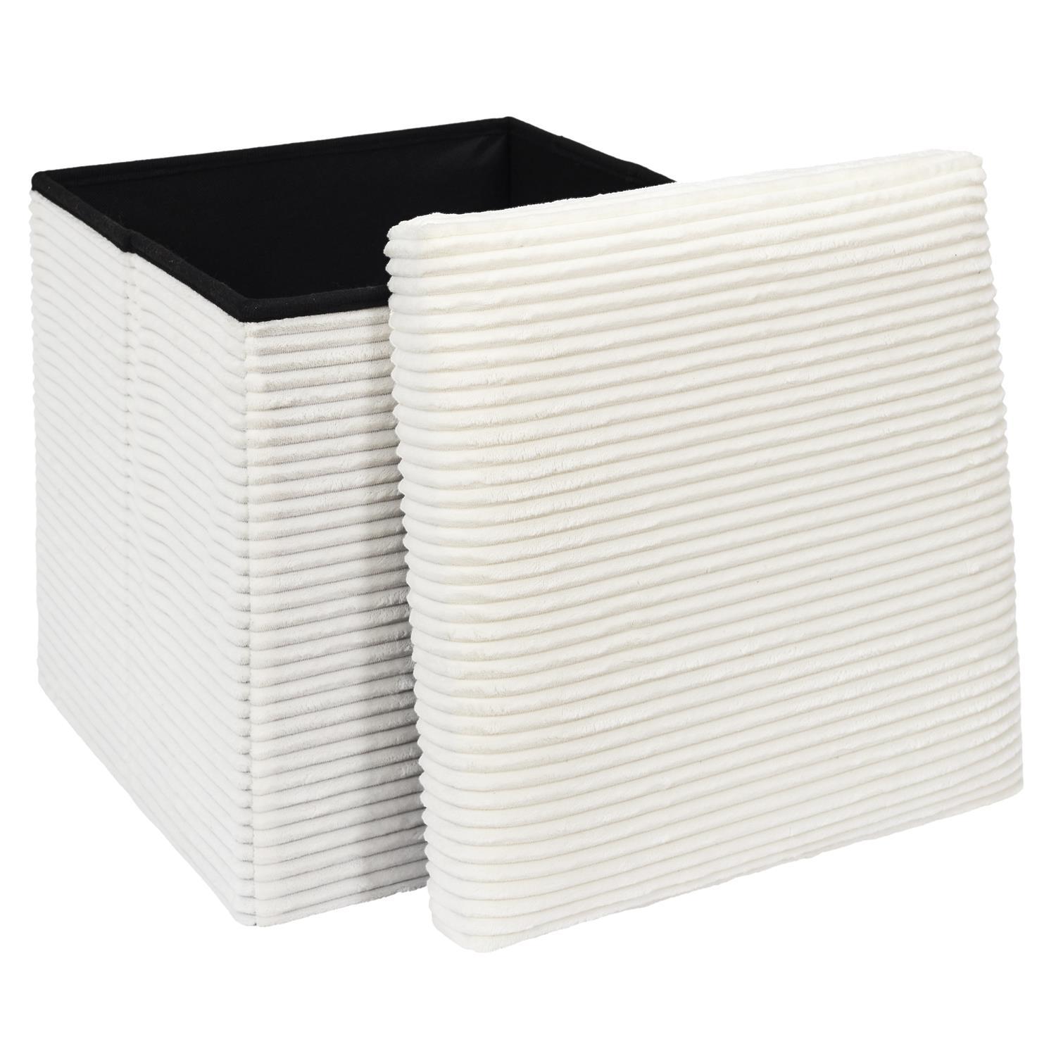 COFFRE POUF PLIABLE COTELE SCOTT BEIGE