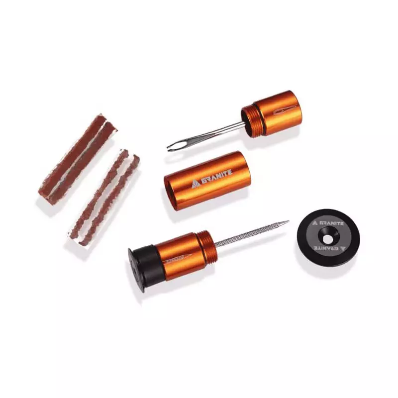 GRANITE Bouchon de cintre kit réparation Tubeless orange Stash Tool