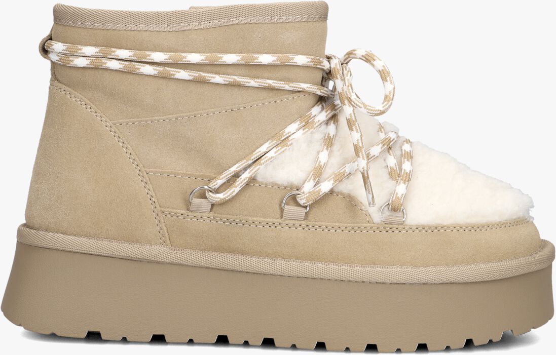 beige notre-v vachtlaarzen femm