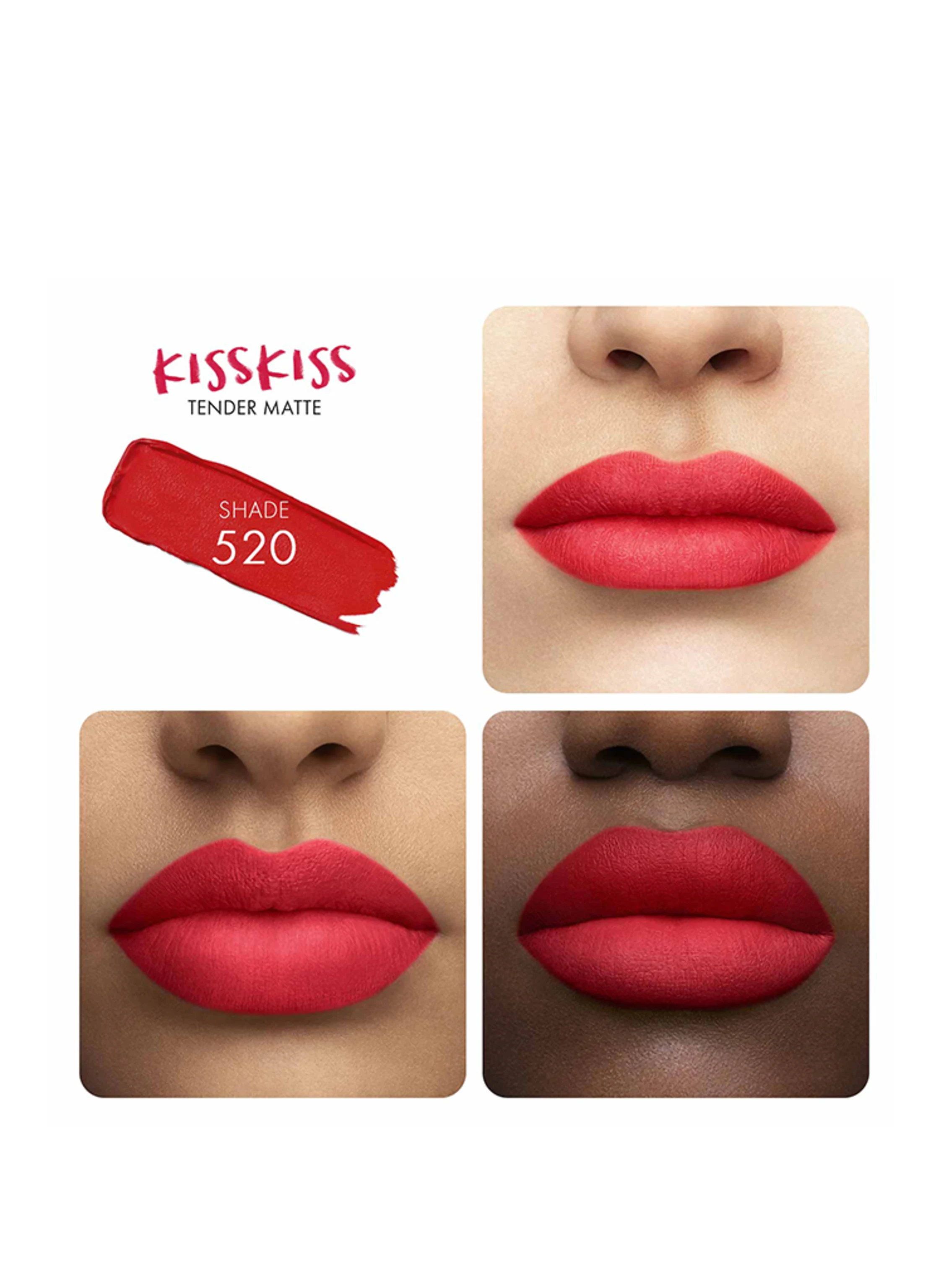 GUERLAIN KISSKISS TENDER MATTE