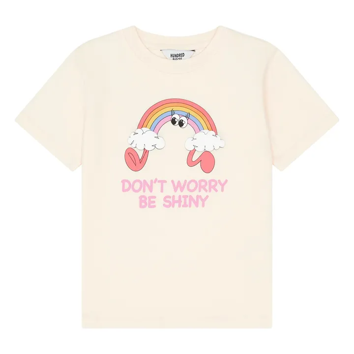 Hundred Pieces T-shirt Manches Courtes Coton Bio | Ecru