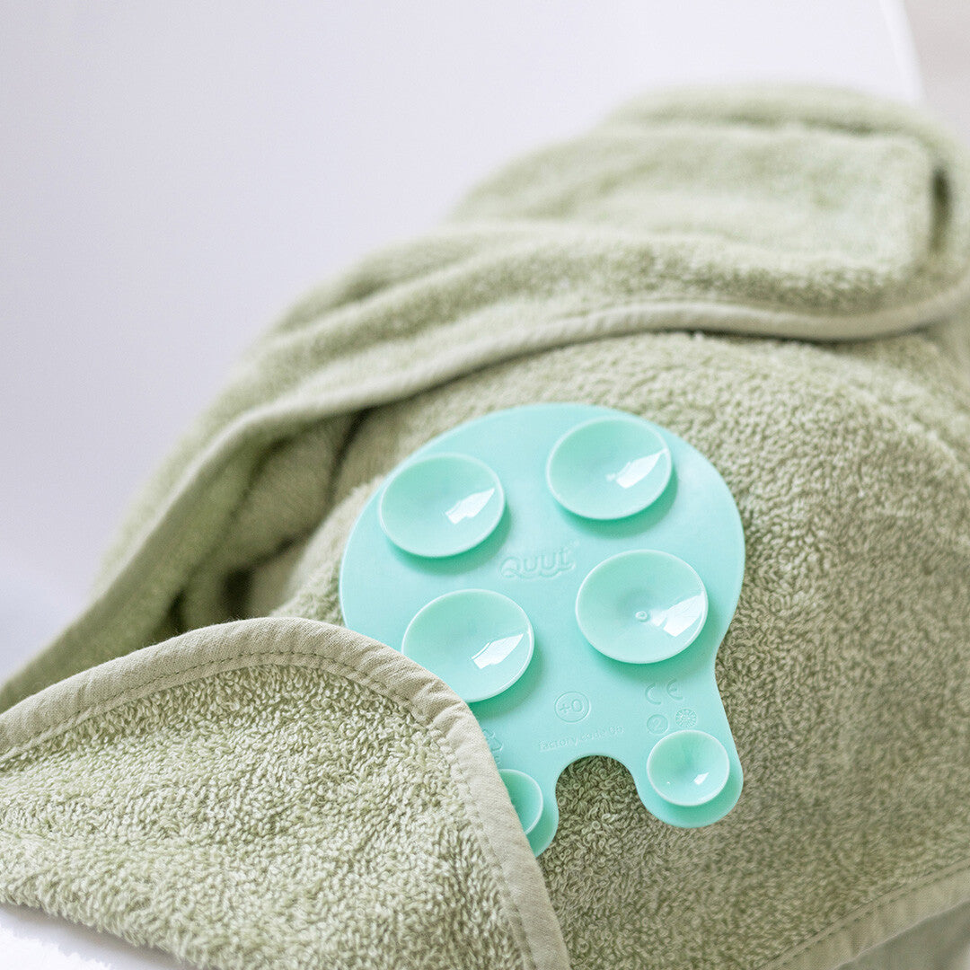 Quut mini badmatjes grippi - minty yellow
