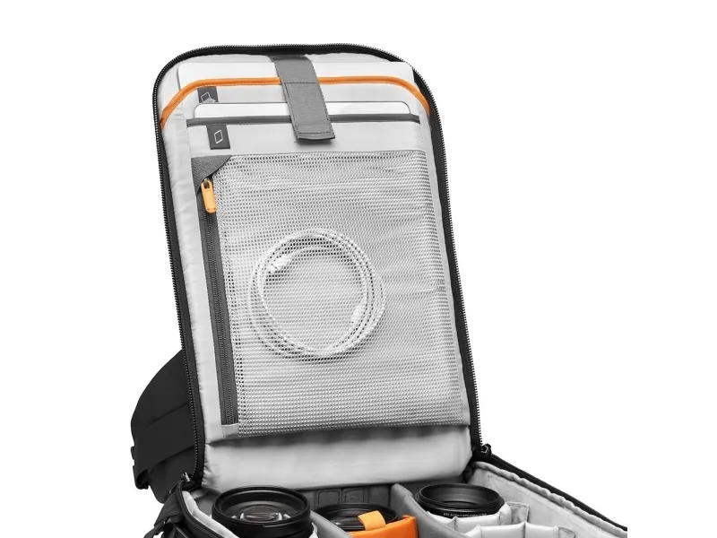 Lowepro Flipside 400 AW III - Rygsæk til digitalkamera med objektiver - 600D ripstop polyester, 600D polyester, 150D 148T polyester Canvex - mørkegrå - 15