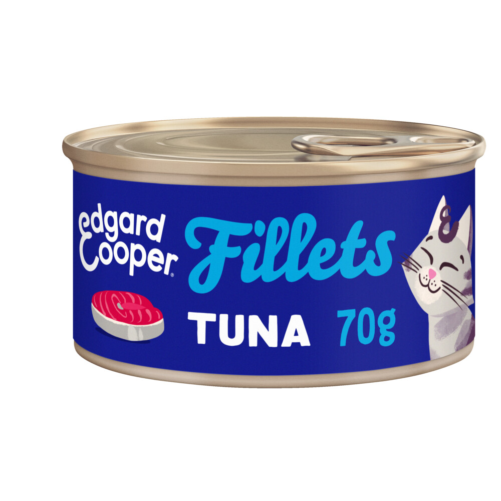Edgard & Cooper Kattenvoer Fillets Tonijn70 gr