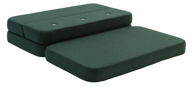 by KlipKlap 3 Fold Sofa, Deep Green