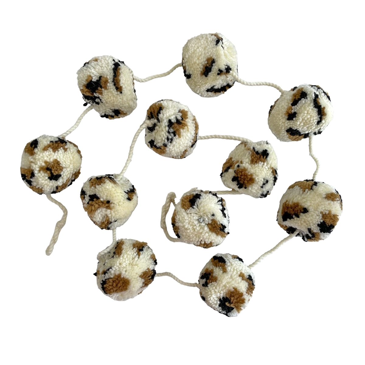Guirlande à pompons léopard Jolie saison