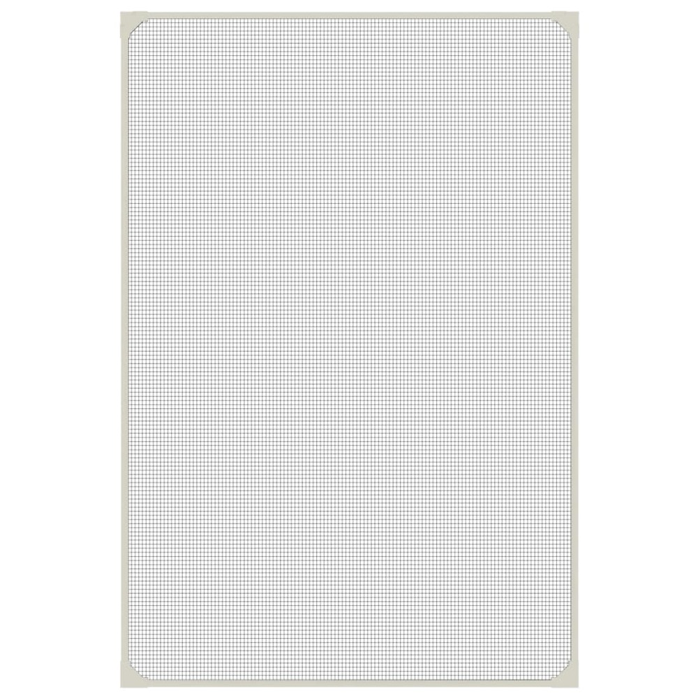 Moustiquaire magnétique pour fenêtres blanc 80x120 cm