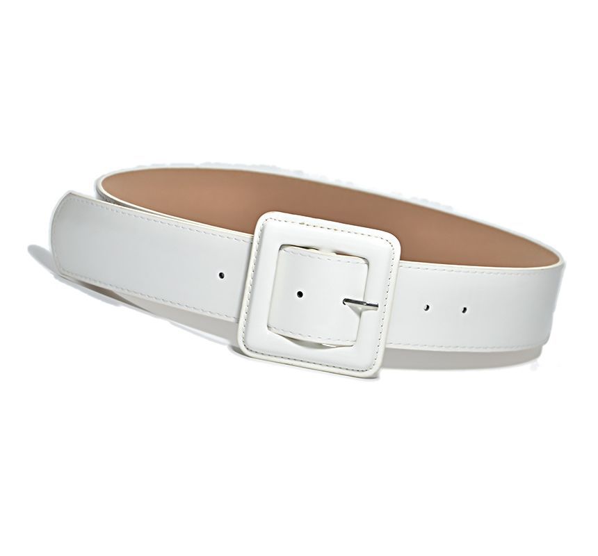 Beltalicious - Vierkante brede riem met gesp