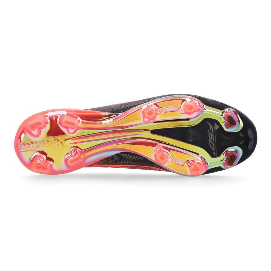 adidas F50   Laceless FG Vivid Horizon - Turbo/Aurora Black/Argenté