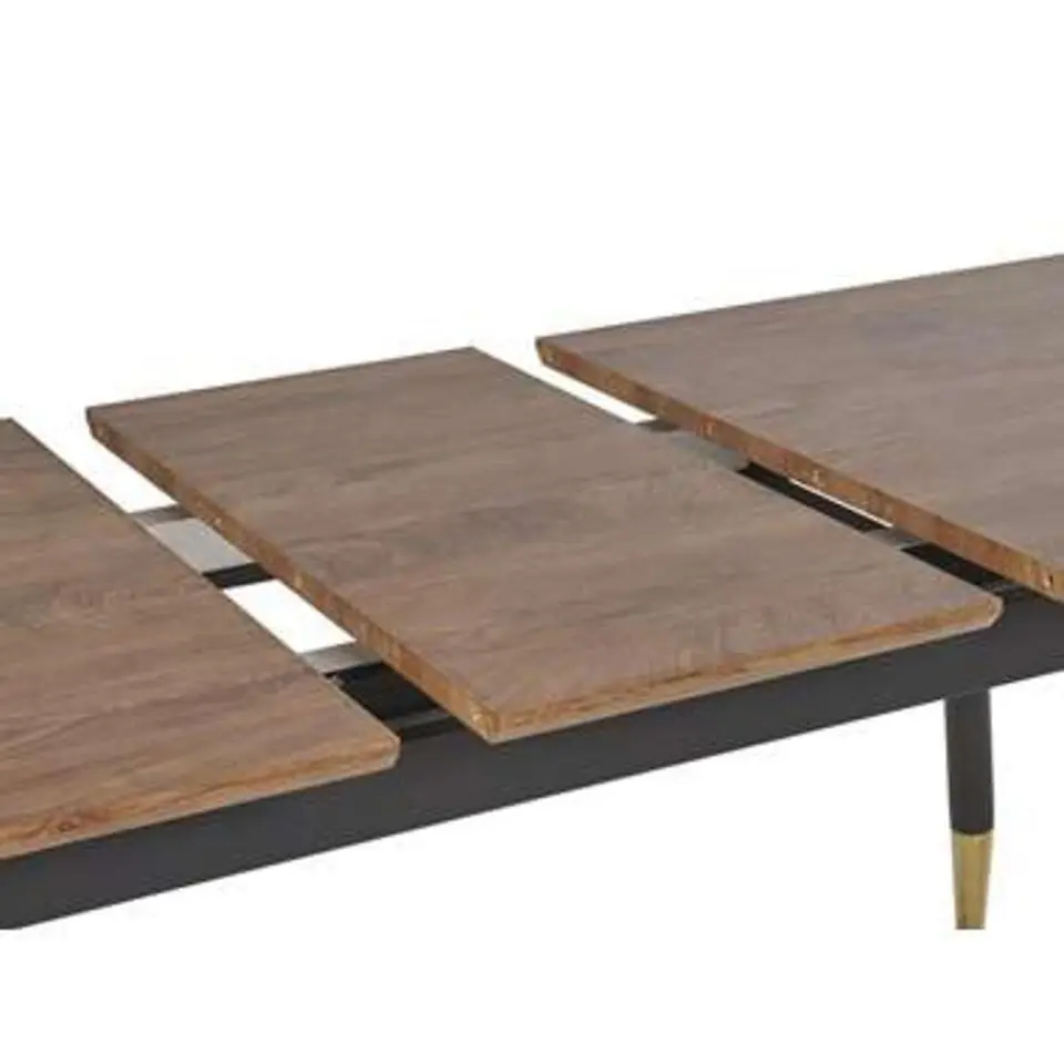 CALIFORNIA - Uitschuifbare eettafel - Donkerhout - 90x160/200cm - MDF