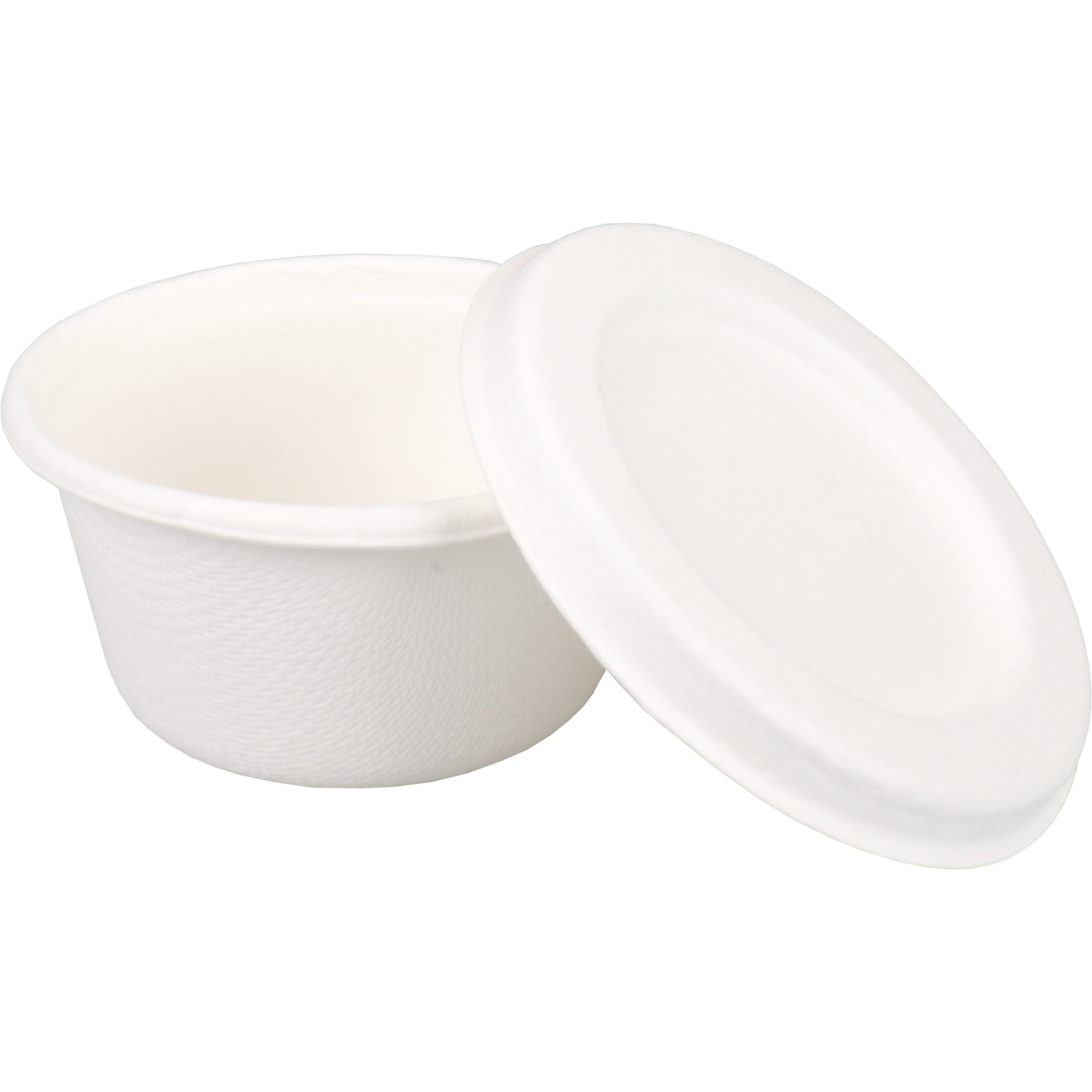 Depa Schaal, sausbakje, bagasse (suikerrietpulp), 55ml, wit