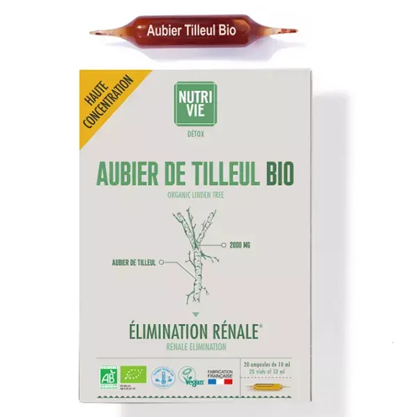 Nutrivie Aubier de Tilleul Bio 20 ampoules