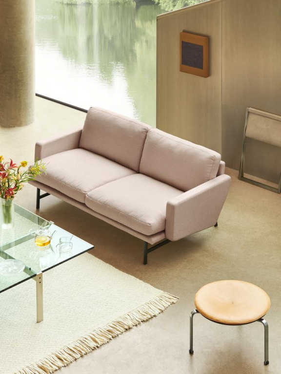 Fritz Hansen Lissoni 2-zits bank Christianshavn Orange/Red 1131