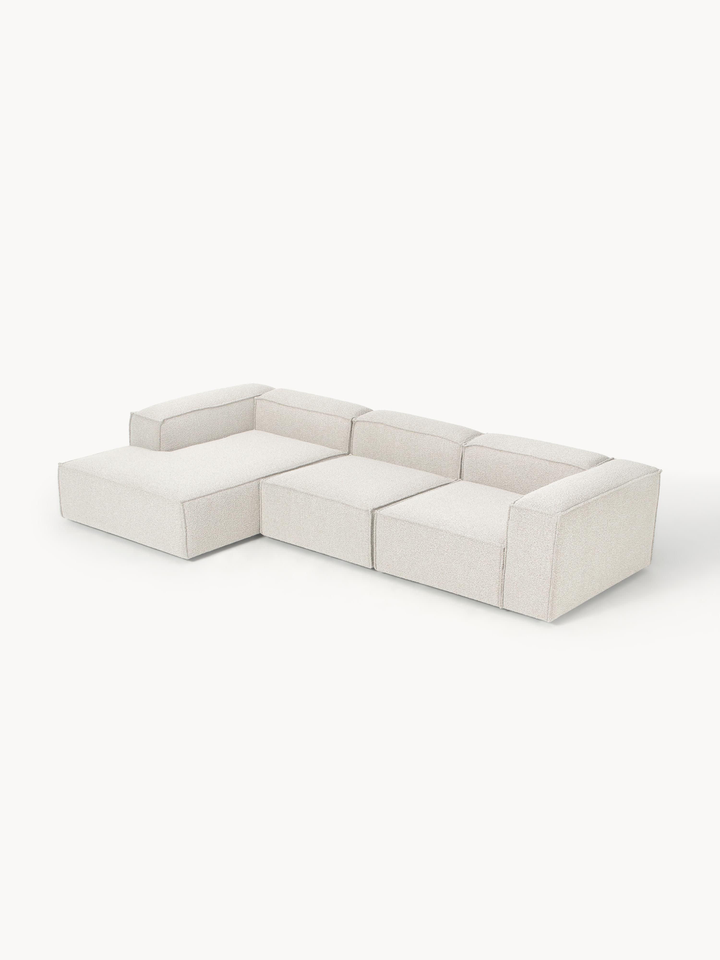 Modulaire bouclé-hoekbank Lennon (4-zits)
