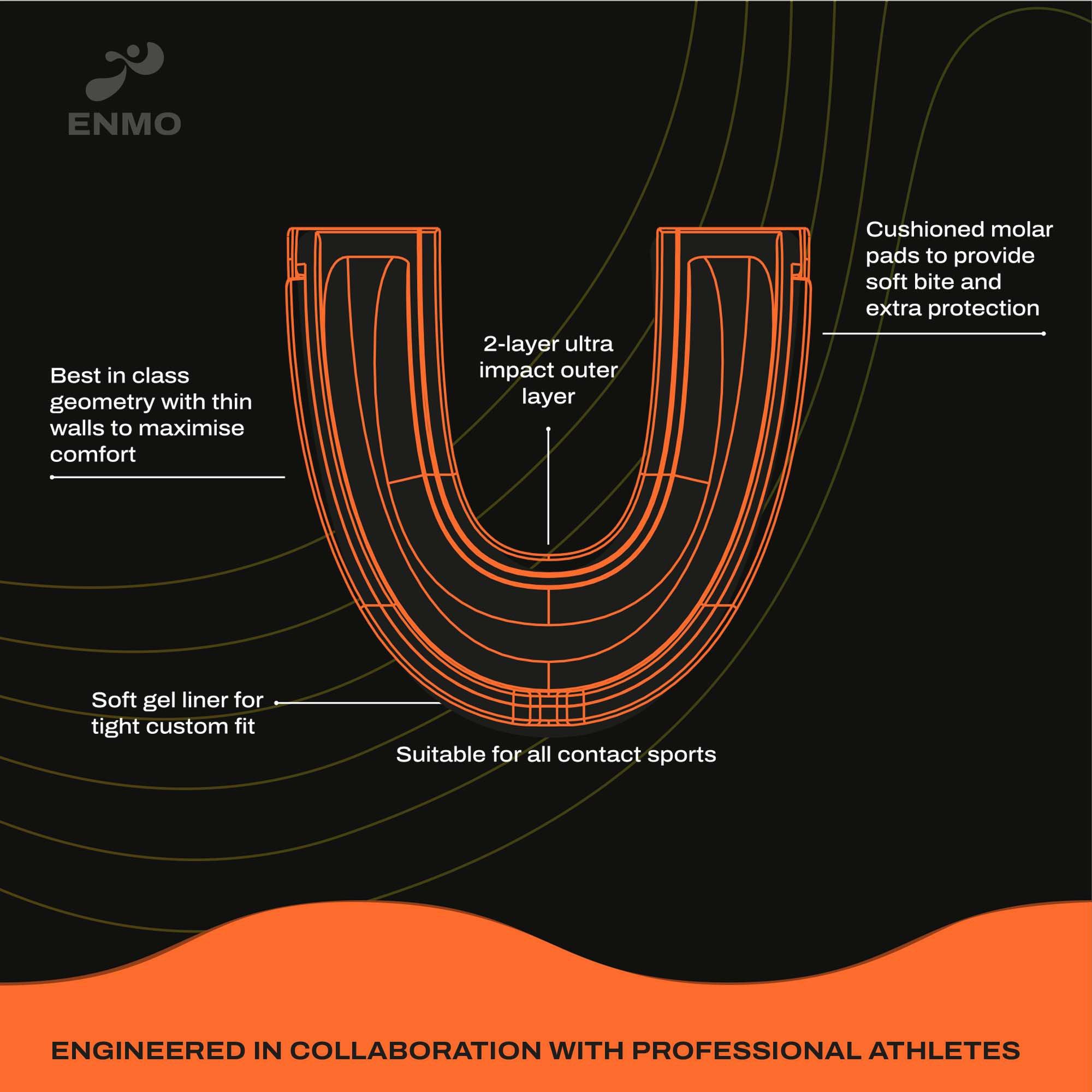 Hy-Pro ENMO MaxillaGel Mouthguard Jnr