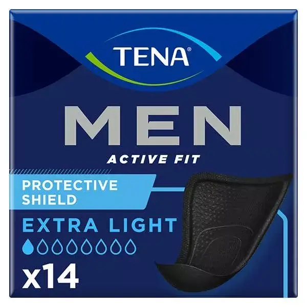 TENA Men Discreet Protection Extra Light 14 unidades Pacote com 10