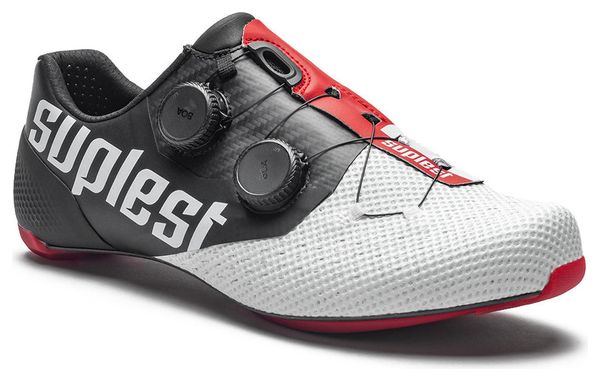 Chaussures Route Suplest Edge  2.0 Pro Noir/Blanc/Rouge