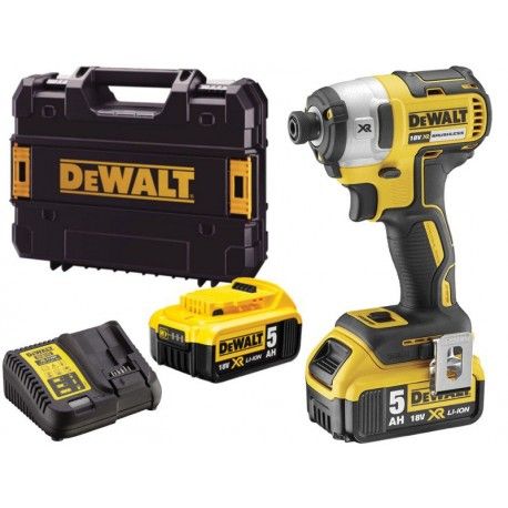 DeWALT DCF887P2 18V Li-ion accu slagschroevendraaier set (2x5.0Ah) in TSTAK - koolborstelloos