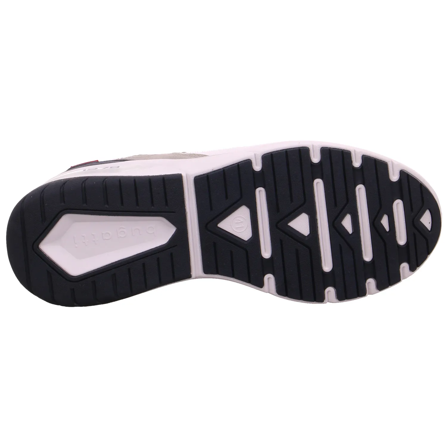 BUGATTI SHOES Halbschuhe Sneaker Stoff Weiss Textil