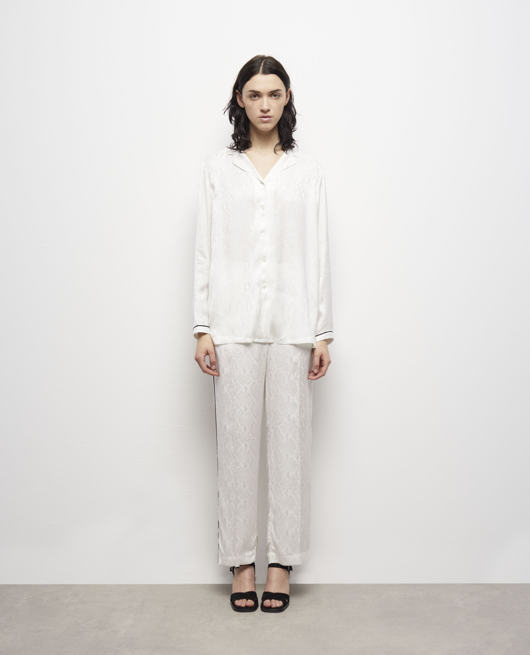 Chemise python blanc