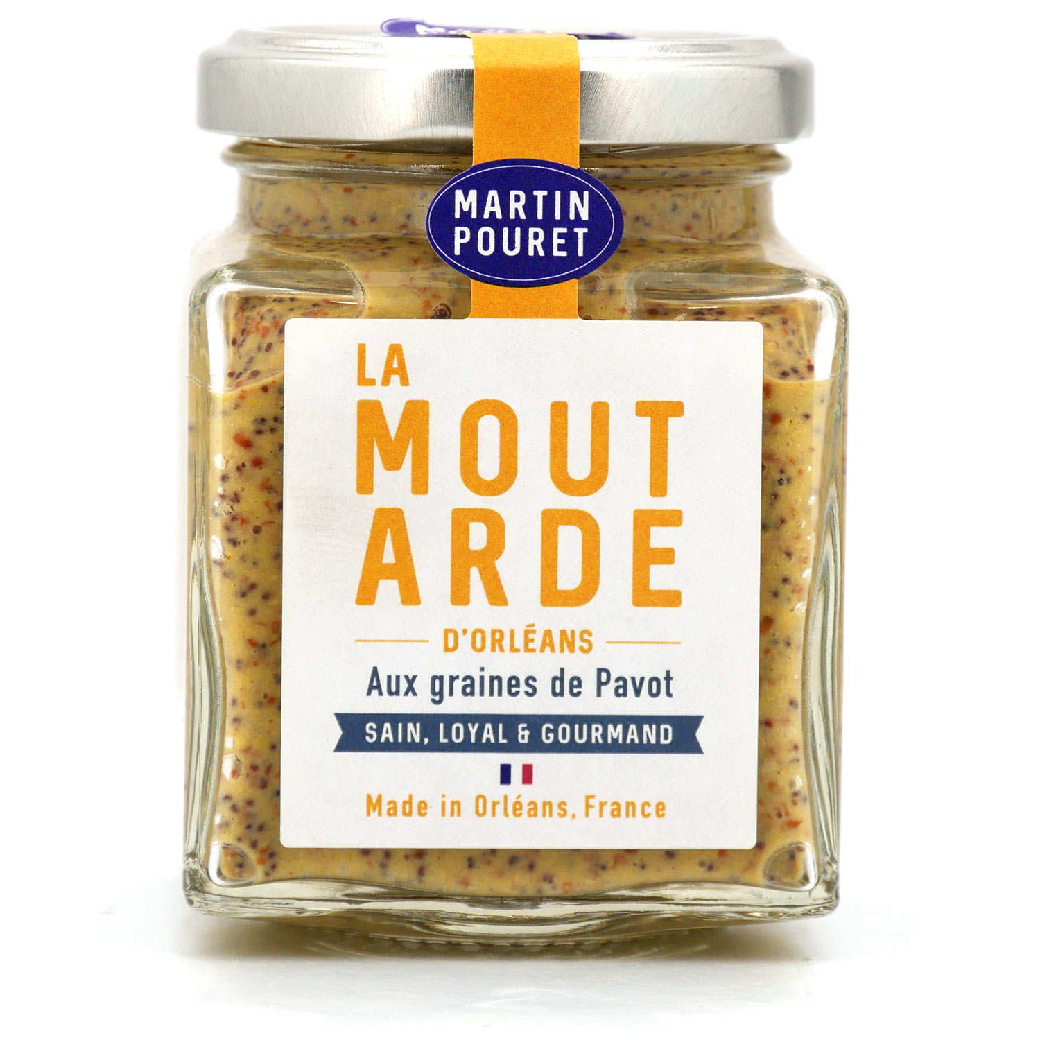Moutarde d'Orléans aux graines de pavot