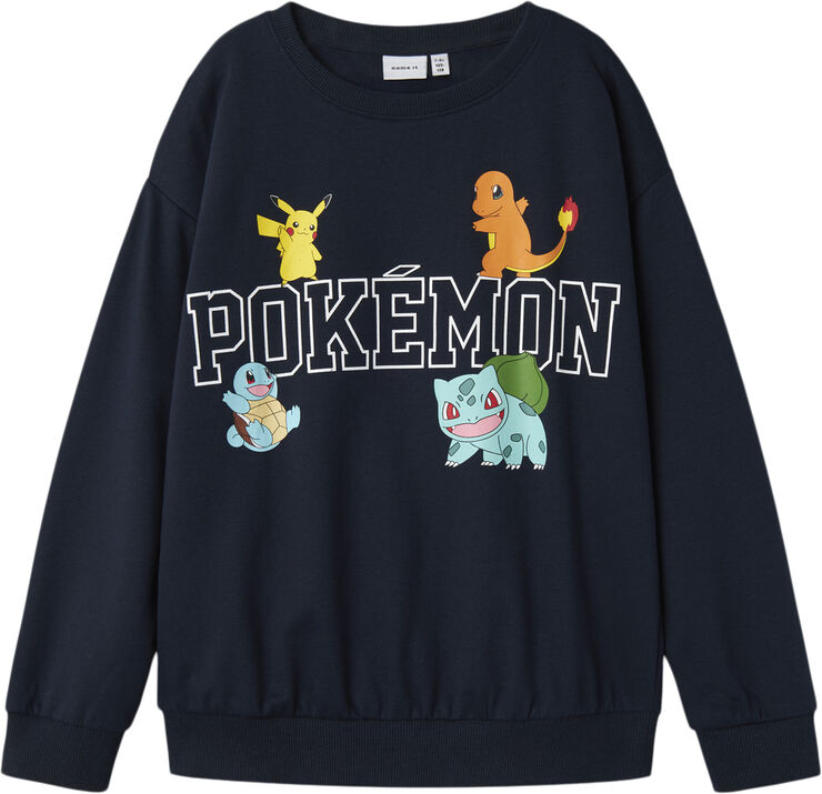 Name It NKMDAY POKEMON NREG SWEAT BRU NOOS Blå