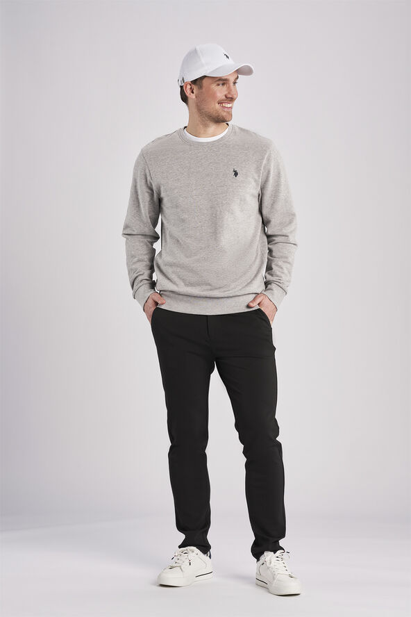 U.S. Polo Assn. Hugo Reg SW USPA M SWEAT Grey mélange