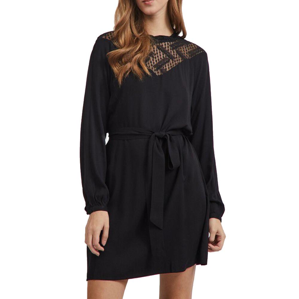 Vila Robe Noir Femme Vila Suvita