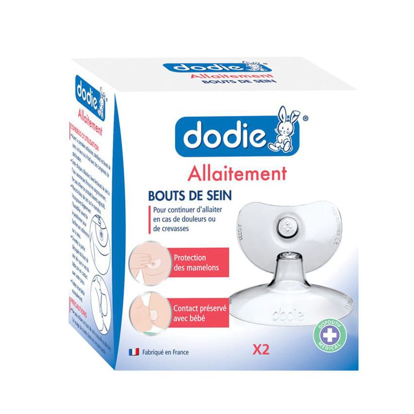 Lot de 2 bouts de seins anatomiques pour allaitement - Doré