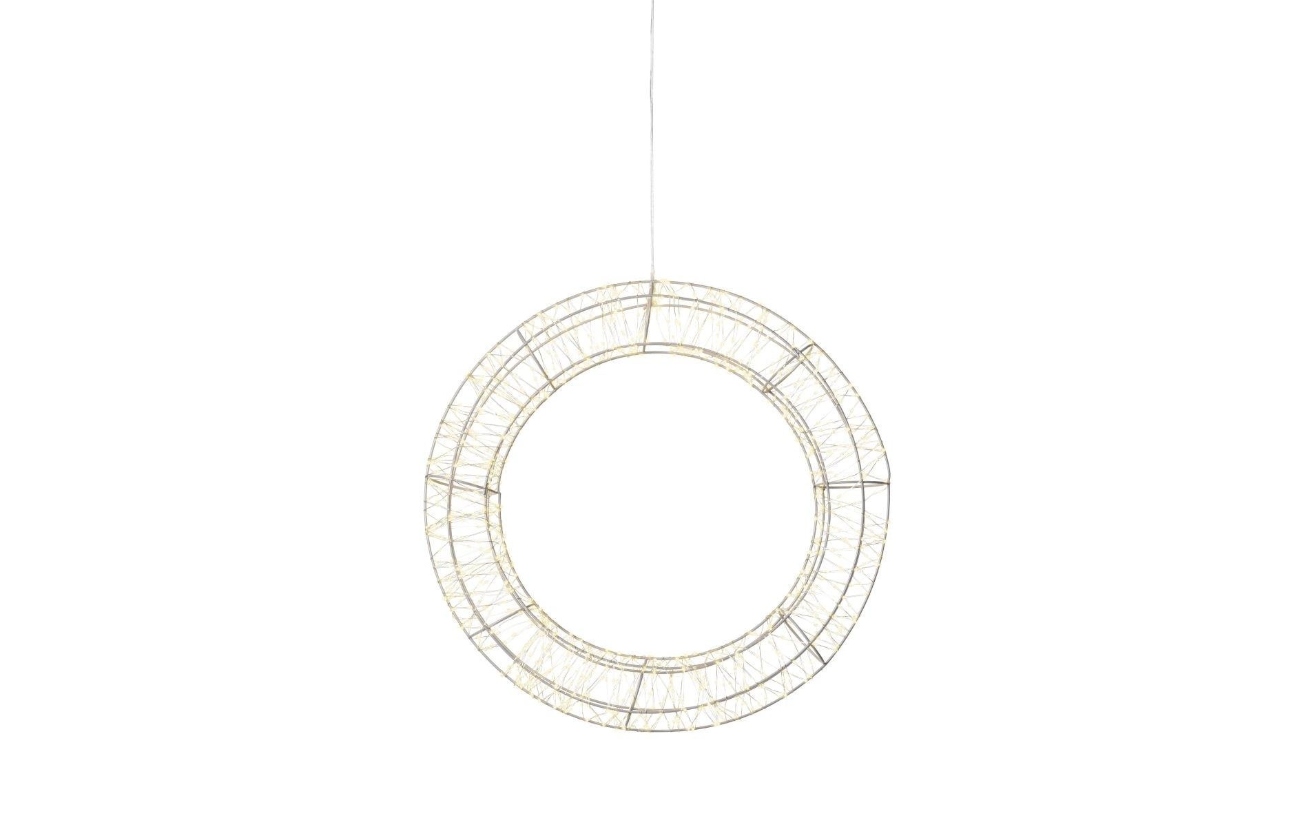 STT LED Dekofigur »Wreath Argento« Warmweiss