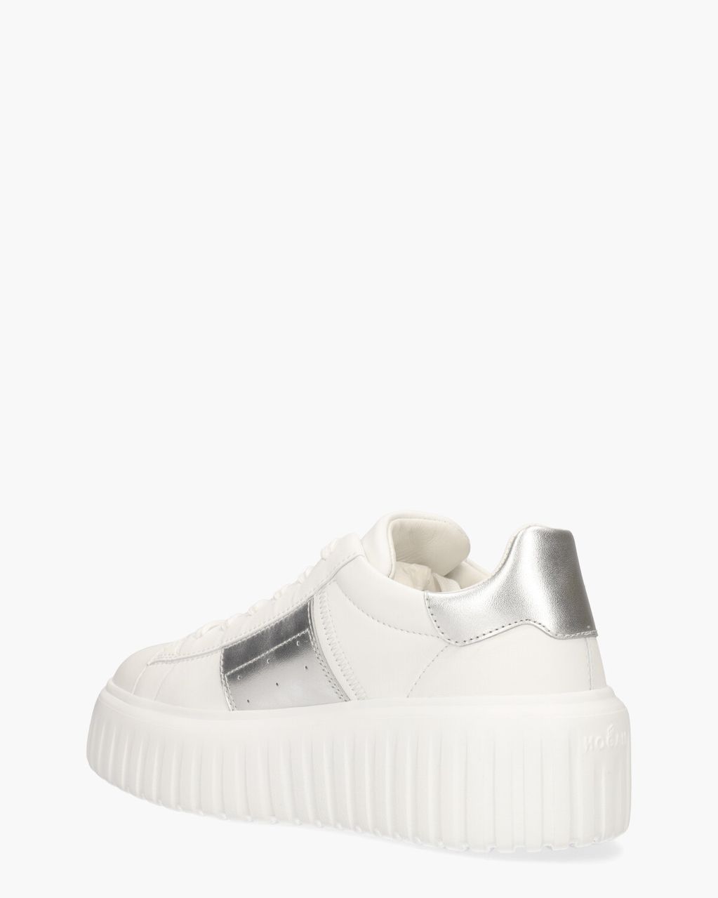 Hogan H-Stripes Wit/Zilver Damessneakers