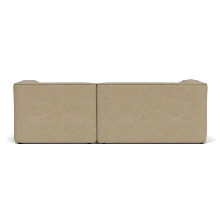 Audo - Eave 96 2-Sitzer Sofa, Eckmodul rechts, Bouclé 02, beige