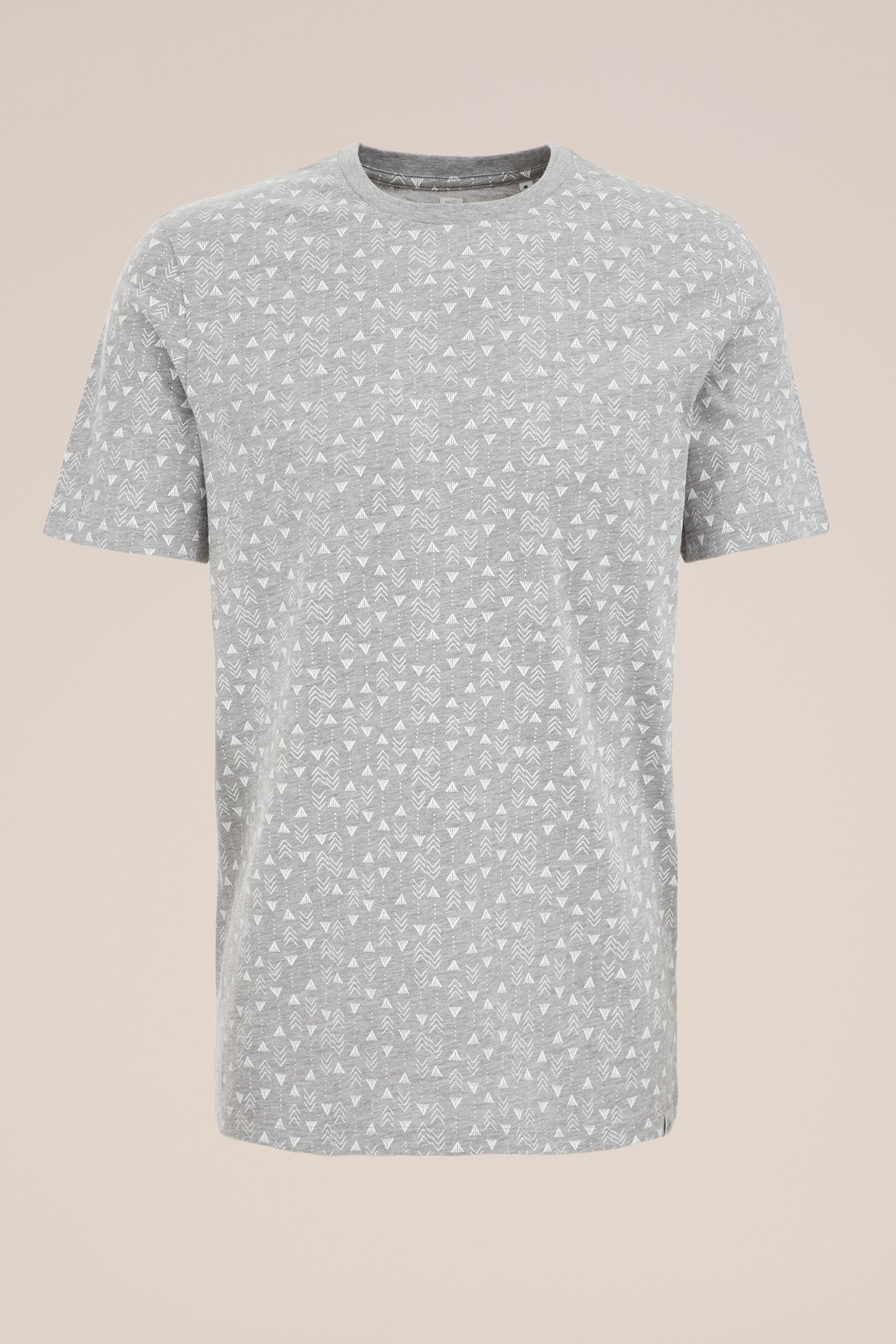 T-shirt met dessin WE Fashion Grijs