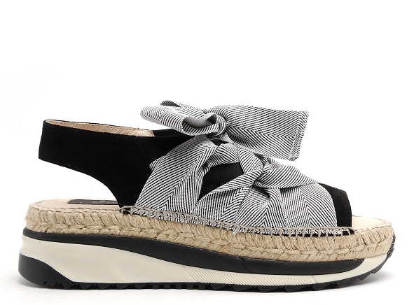 Gaimo nu pieds talons femme vina noir