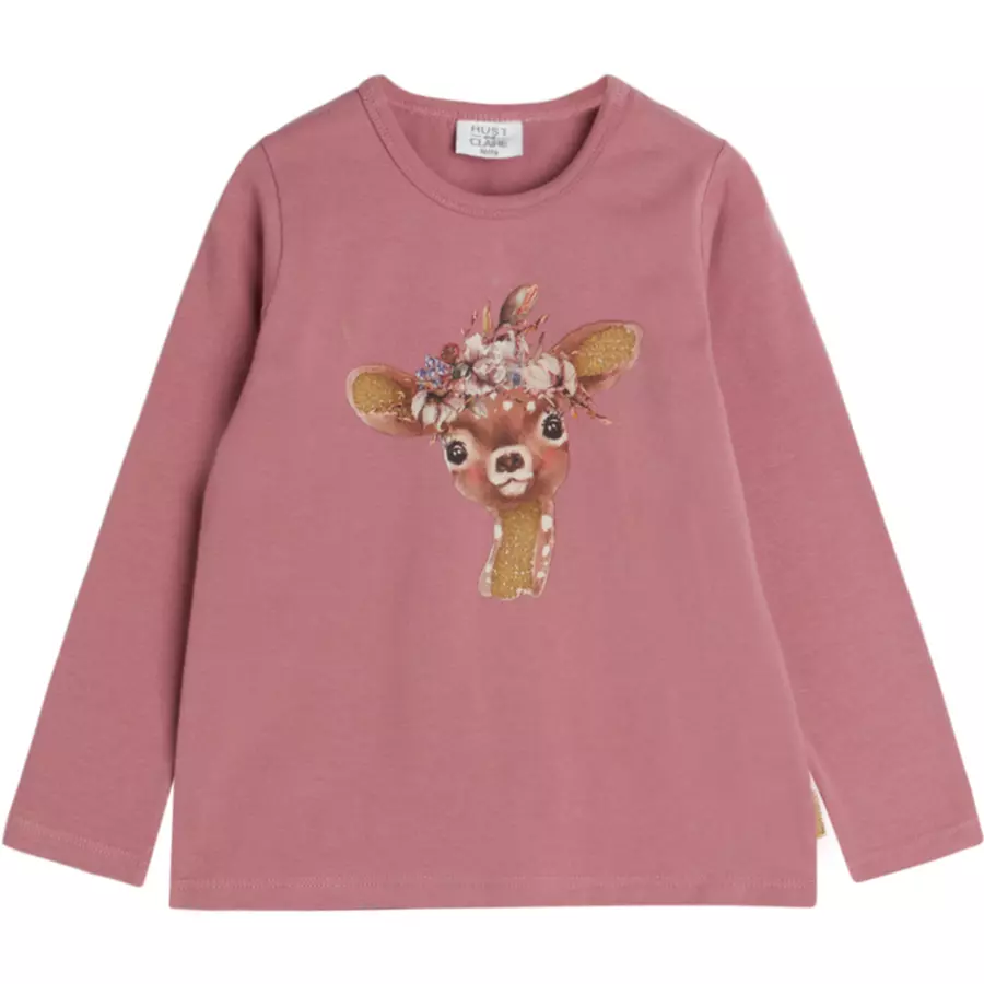 Hust & Claire Langarmshirt Alma Baby Plum