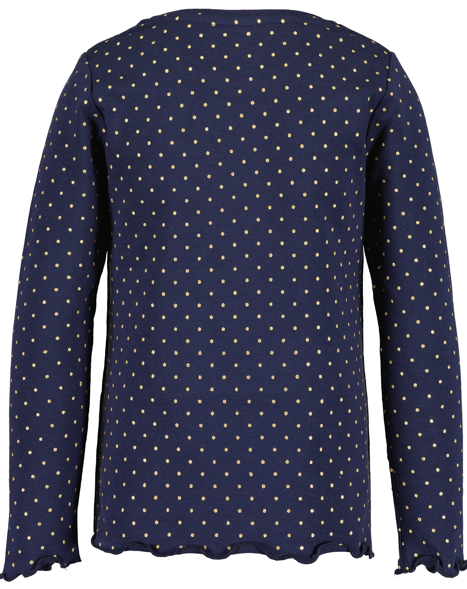 Langarmshirt PÜNKTCHEN in nachtblau