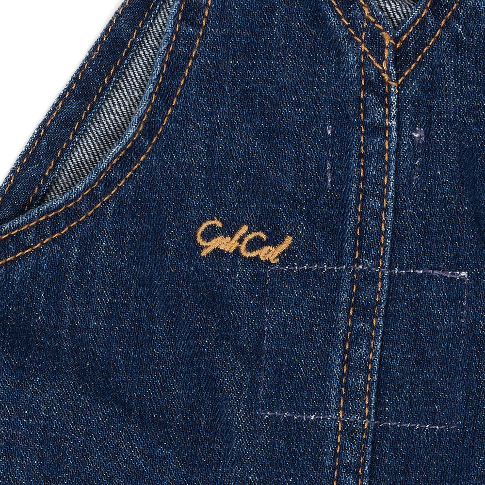 Køb Copenhagen Colors Dark Indigo Blue Washed Organic Baby Smækbukser