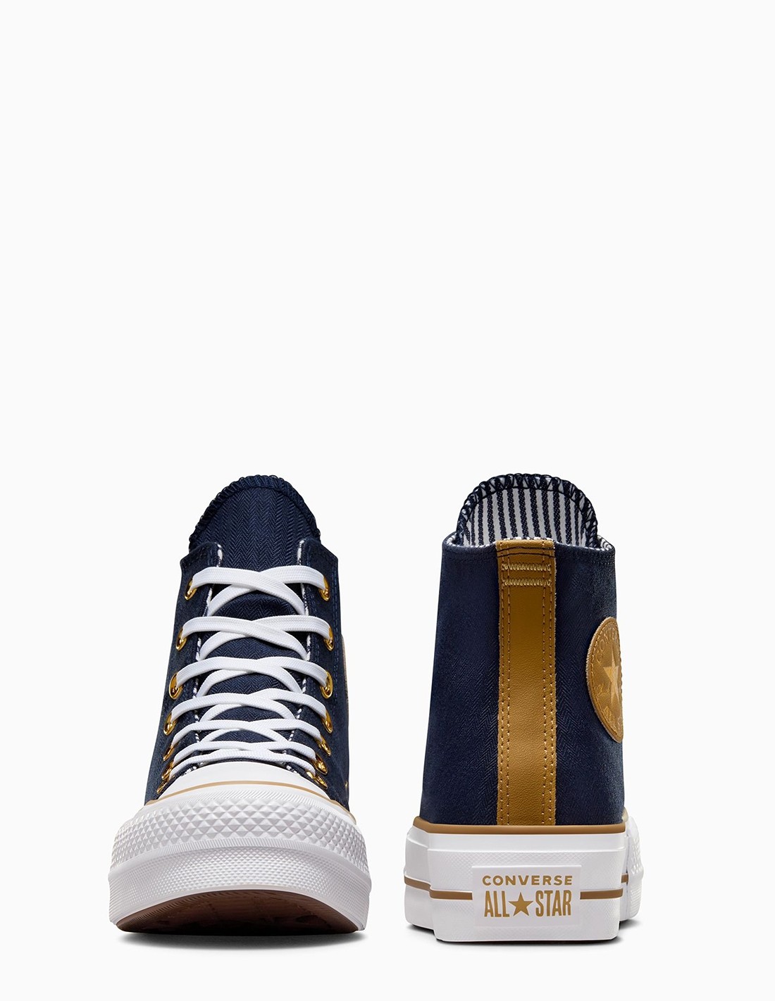 converse Sneakers Compensées Montantes Femme CTAS Lift Hi Obsidian