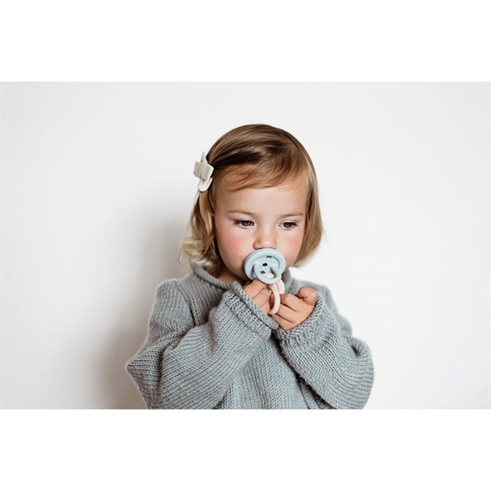 Køb Hevea Bumi Bébé Sut Rund 2-pack Denim & Sage