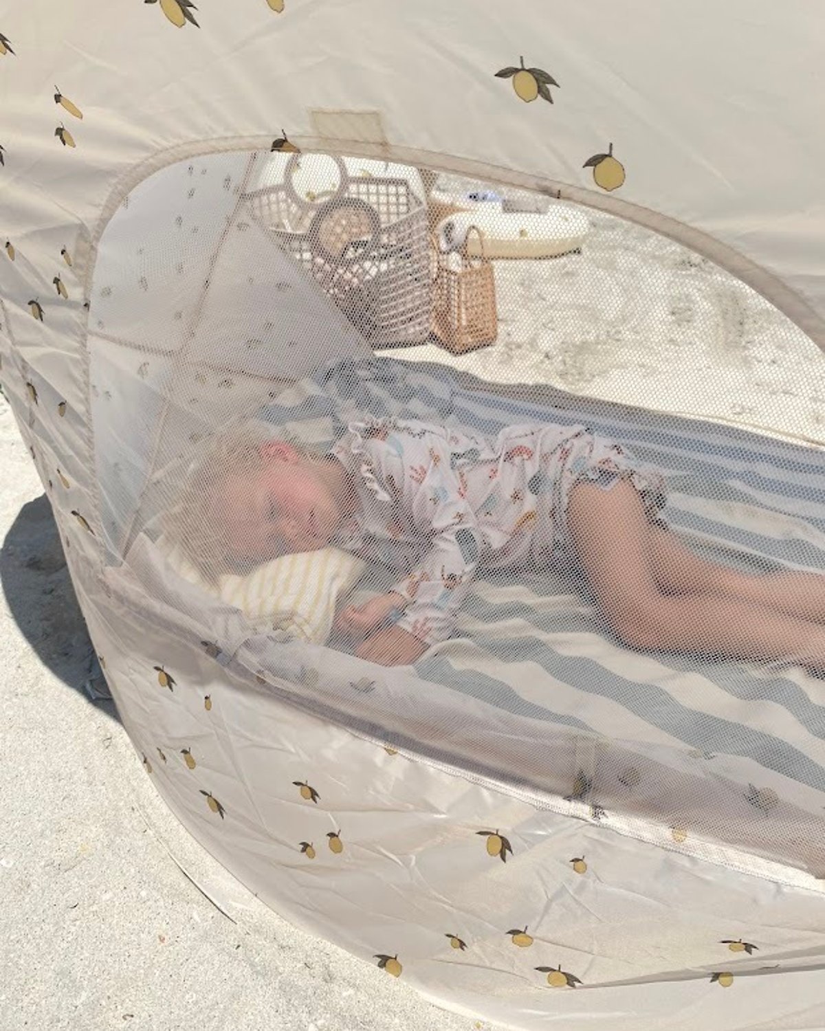 UV Telt Baby, Stort – Strandtelt Pop-up UV50+ | 125×115 cm