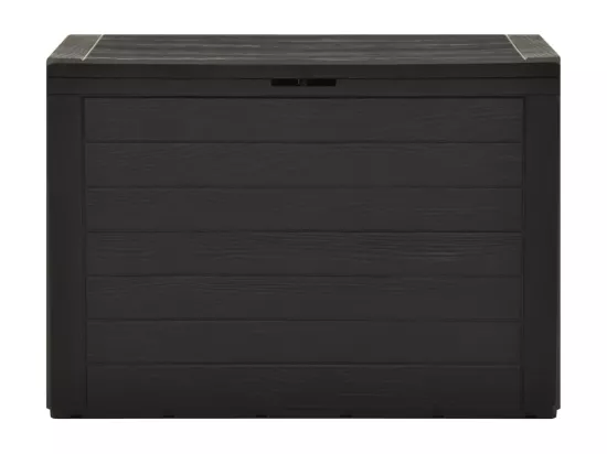 Prolenta Premium - Boîte de rangement de jardin Anthracite 78x44x55 cm