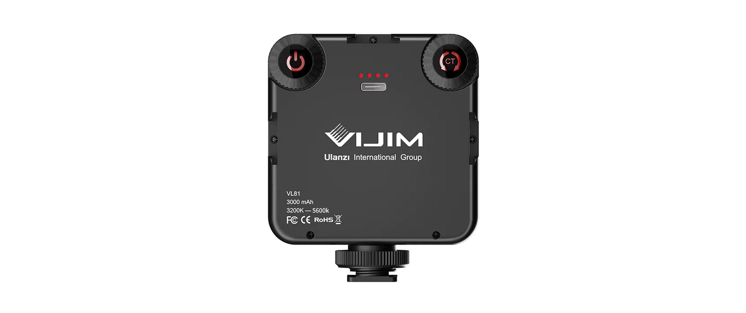 Videoleuchte VL81Wiederaufladbare LED-Videoleuchte