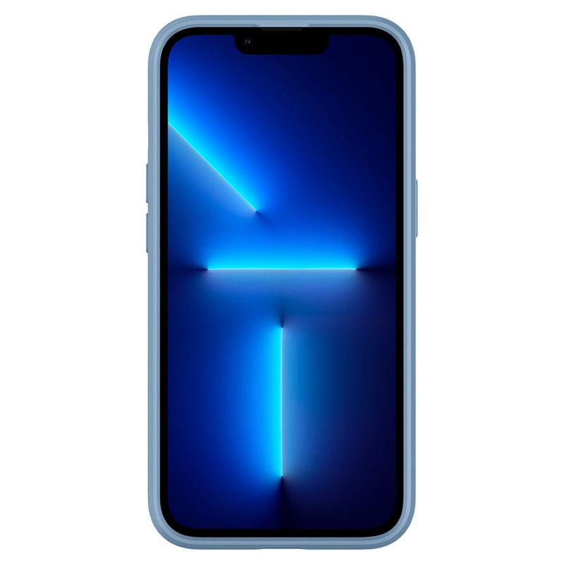 iPhone 13 Pro Ultra Hybrid Case Hülle Vergilbungsfrei (ACS04132) - Transparent / Blau