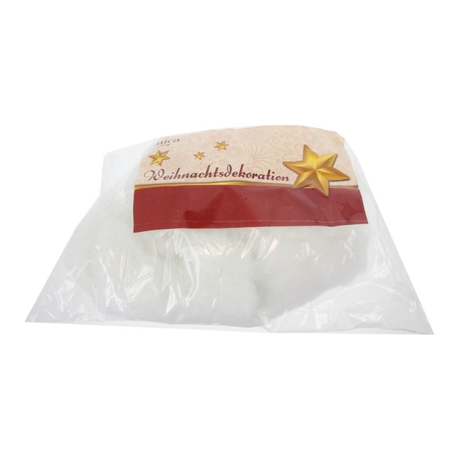 Kunstschnee weiß - aus Watte - ca. 100 g