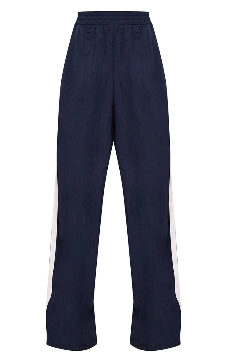 Pantalon À Revers Avec Bandes Contrastées